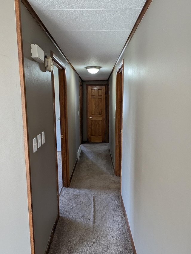 602 Fourth St, Ludington, MI 49431 - corridor featuring carpet flooring and ornamental molding