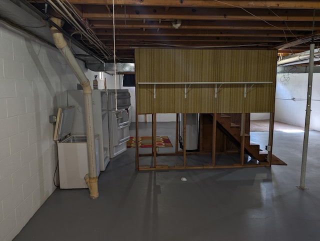602 Fourth St, Ludington, MI 49431 - view of unfinished basement