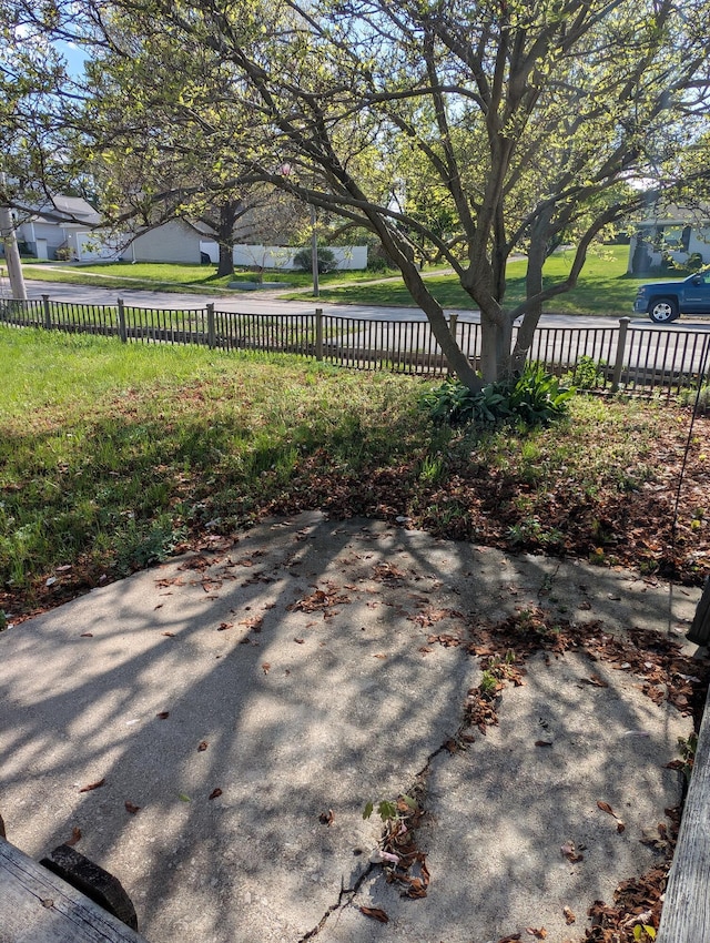 602 Fourth St, Ludington, MI 49431 - view of patio with a fenced backyard