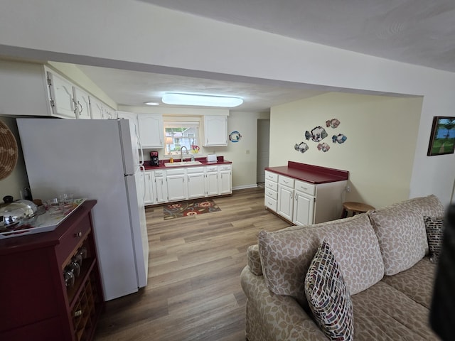 5022 N Ford Lake Rd, Fountain, MI 49410 - living area with wood finished floors