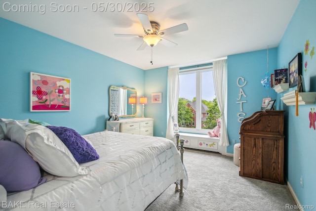 966 Mcdonald Dr, Northville, MI 48167 - carpeted bedroom featuring ceiling fan
