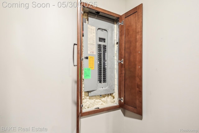 966 Mcdonald Dr, Northville, MI 48167 - utility room with electric panel