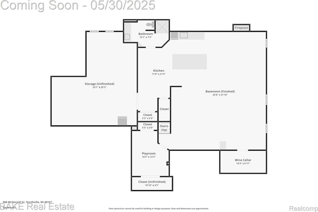 966 Mcdonald Dr, Northville, MI 48167 - room layout