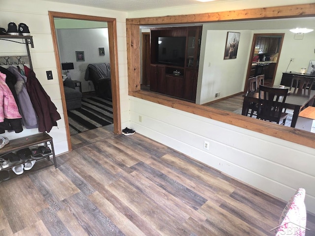 3775 N Hemlock Rd, Hemlock, MI 48626 - living room featuring wood finished floors