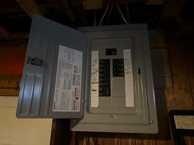 17659 Teppert St, Detroit, MI 48234 - utility room with electric panel