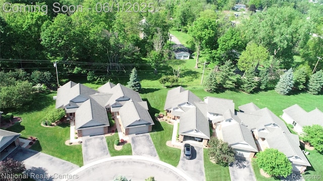 3052 Rivers Edge Dr, Wayne, MI 48184 - aerial view of property and surrounding area with nearby suburban area