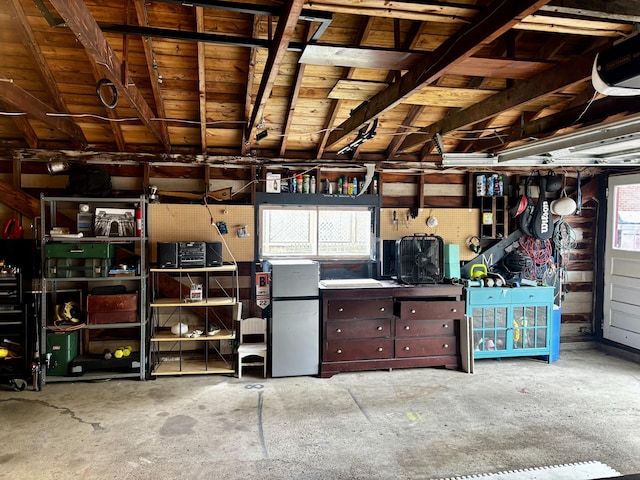 404 Pauline Blvd, Ann Arbor, MI 48103 - garage featuring fridge