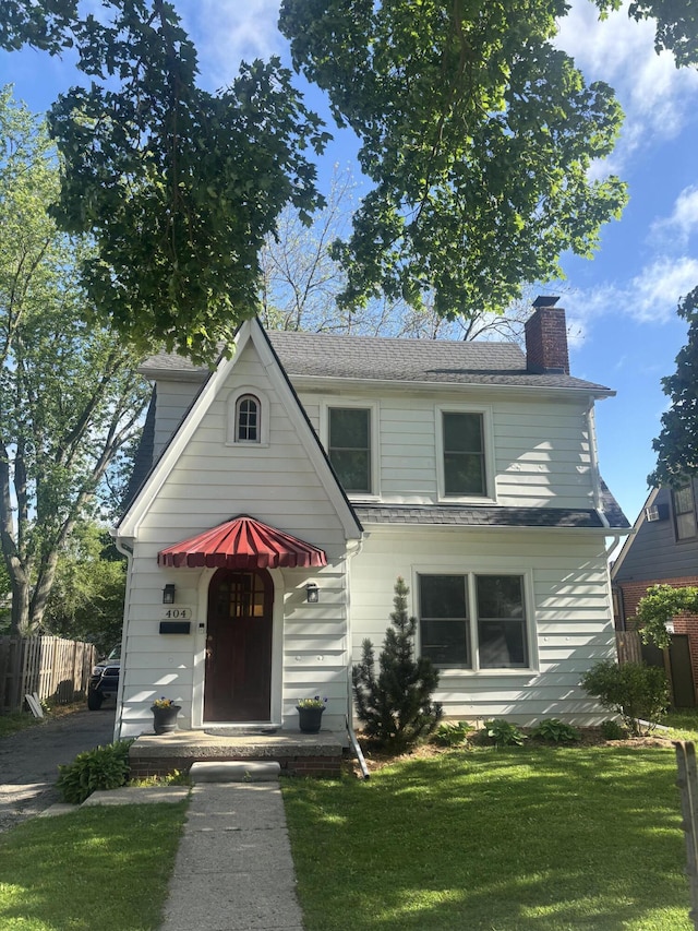 404 Pauline Blvd, Ann Arbor, MI 48103 - view of front of property with a chimney