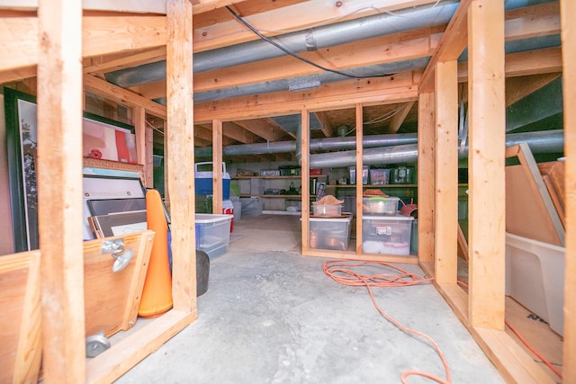 838 Able Rd, Buchanan, MI 49107 - view of unfinished basement