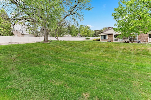 view of yard