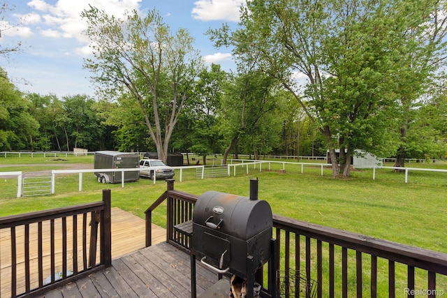 5160 N Milford Rd, Highland, MI 48356 - view of wooden deck