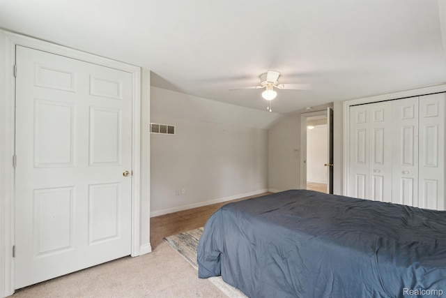 5160 N Milford Rd, Highland, MI 48356 - bedroom featuring light carpet, baseboards, a ceiling fan, and a closet