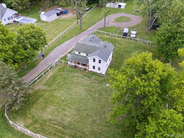 5160 N Milford Rd, Highland, MI 48356 - aerial view of property and surrounding area