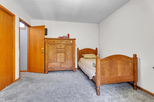 65505 M 43, Bangor, MI 49013 - carpeted bedroom with a textured ceiling and baseboards