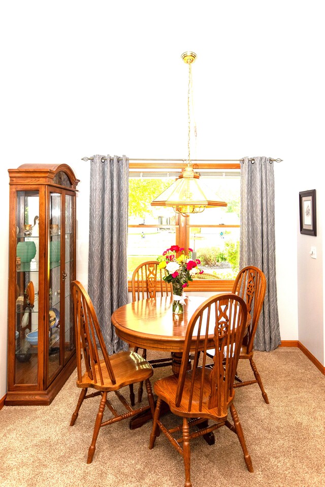 906 Village Dr, Davison, MI 48423 - carpeted dining room featuring baseboards