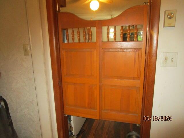 260 W Saint Joseph St, Coloma, MI 49038 - detailed view of ceiling fan and wood finished floors