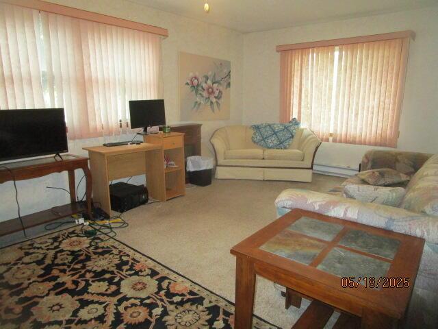 260 W Saint Joseph St, Coloma, MI 49038 - carpeted living room featuring a desk