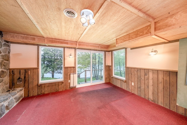 11290 Alpine Rd, Canadian Lakes, MI 49346 - view of unfurnished sunroom
