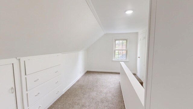 6 Congress Ct Unit D, Saginaw, MI 48602 - bonus room featuring light colored carpet, lofted ceiling, and baseboards