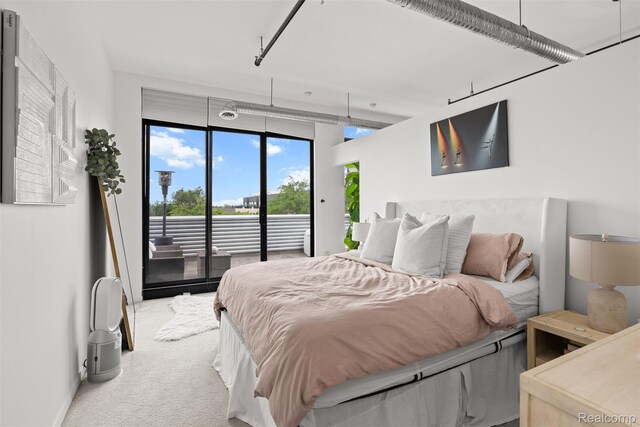 100 N Center St Unit 404, Royal Oak, MI 48067 - bedroom with access to outside and carpet floors