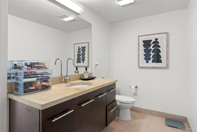 100 N Center St Unit 404, Royal Oak, MI 48067 - bathroom with vanity and tile patterned flooring