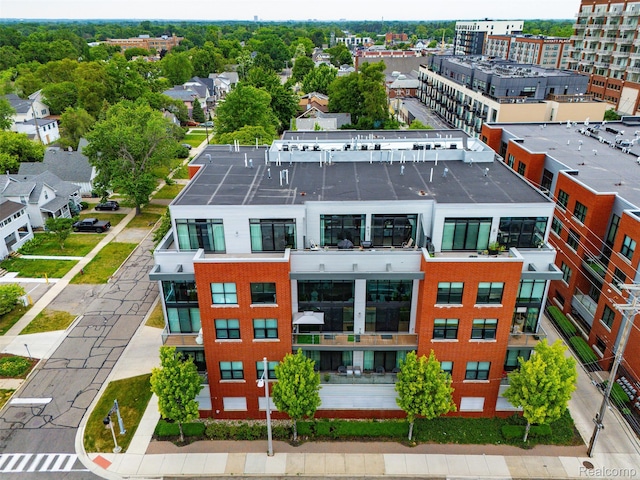 100 N Center St Unit 404, Royal Oak, MI 48067 - drone / aerial view