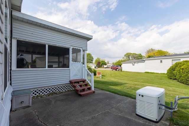 305 Oak Ridge St, Mason, MI 48854 - view of patio / terrace with entry steps
