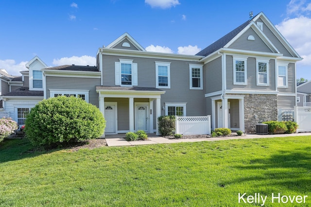 3514 River Run St, Wyoming, MI 49418 - view of front facade with central AC unit