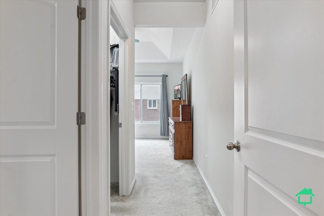5104 Hawkseye Trce, Warren, MI 48092 - corridor with light carpet and baseboards