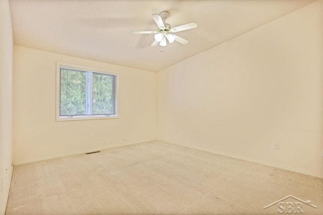 402 Morningside Dr, Midland, MI 48640 - spare room featuring carpet flooring and ceiling fan