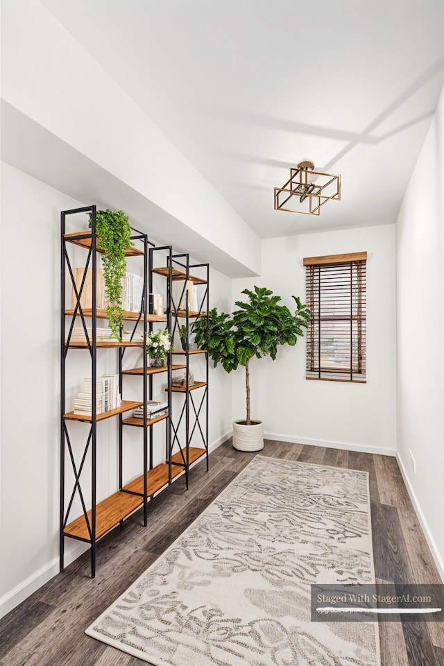 3331 Salem Ct, Rochester Hills, MI 48306 - hallway featuring wood finished floors and baseboards