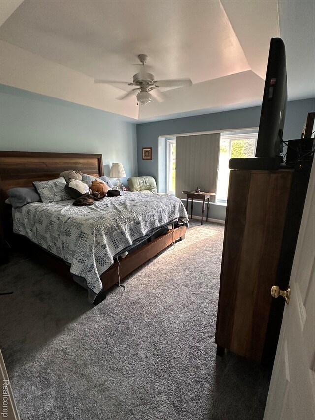 790 Vivian Ln, Oxford, MI 48371 - bedroom with carpet and ceiling fan