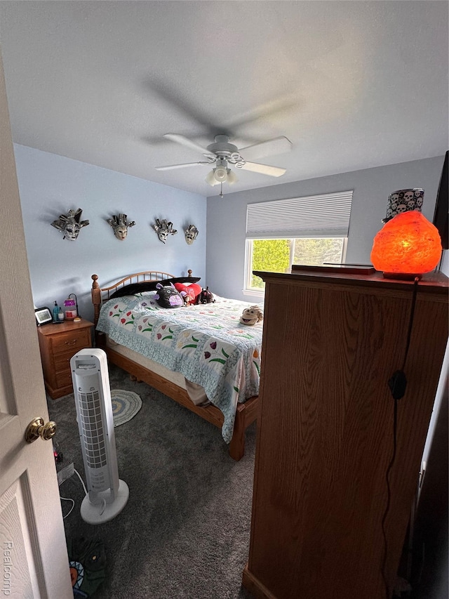 790 Vivian Ln, Oxford, MI 48371 - bedroom featuring carpet and ceiling fan