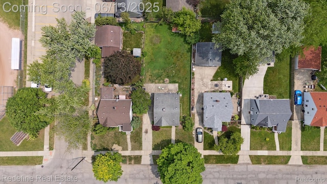 1976 Bacon Ave, Berkley, MI 48072 - aerial view of property and surrounding area featuring nearby suburban area