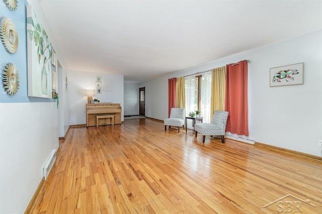 4215 Washington St, Midland, MI 48642 - sitting room featuring light wood-style flooring and baseboards