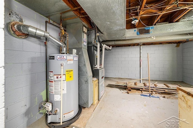 4215 Washington St, Midland, MI 48642 - utility room featuring water heater