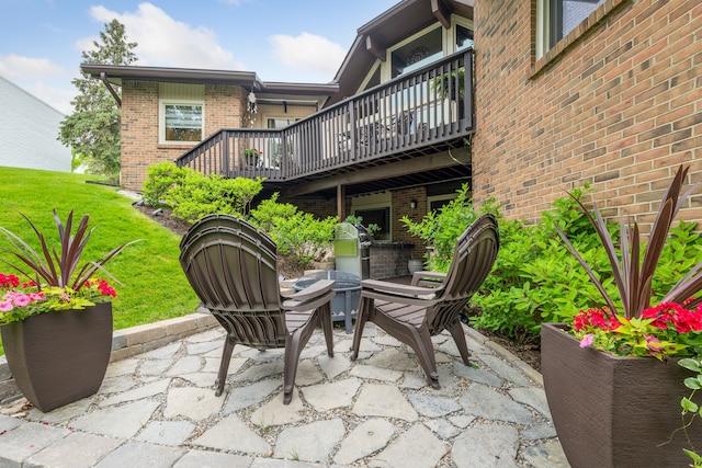 4749 Tara, West Bloomfield, MI 48323 - view of patio / terrace with a deck