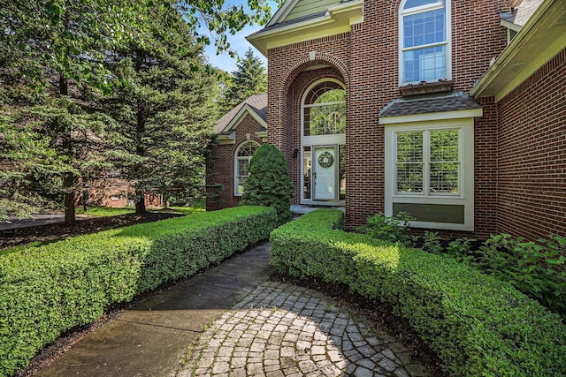 4804 Eagle Springs Ct, Clarkston, MI 48348 - entrance to property with brick siding