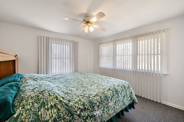 804 E Avon Rd, Rochester Hills, MI 48307 - bedroom with carpet floors and a ceiling fan