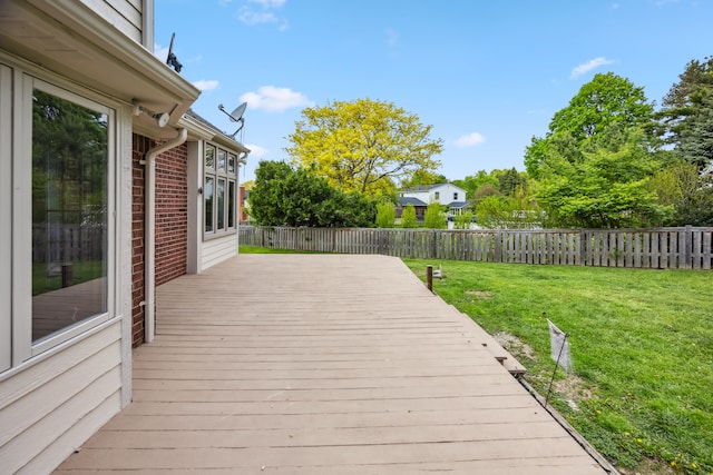 8148 Orchardview Dr, Washington, MI 48095 - view of wooden deck