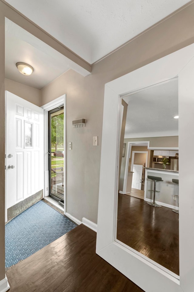 23830 Shakespeare Ave, Eastpointe, MI 48021 - entrance foyer featuring wood finished floors and baseboards