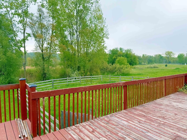 9421 Springville Hwy, Onsted, MI 49265 - view of wooden terrace
