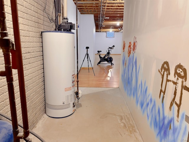 9421 Springville Hwy, Onsted, MI 49265 - utility room with water heater