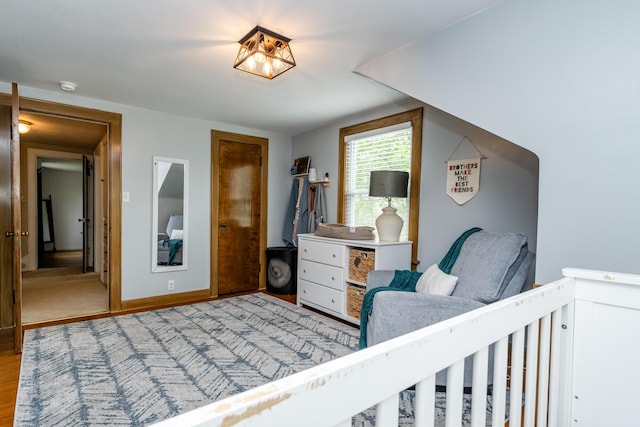 5915 S Pipestone Rd, Eau Claire, MI 49111 - bedroom with light wood finished floors