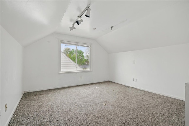 21803 Brittany Ave, Eastpointe, MI 48021 - bonus room featuring carpet flooring, vaulted ceiling, and baseboards