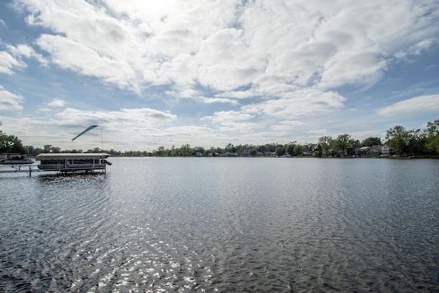 13496 S Horrell Rd, Fenton, MI 48430 - water view featuring a dock