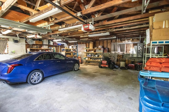 13496 S Horrell Rd, Fenton, MI 48430 - garage with a garage door opener