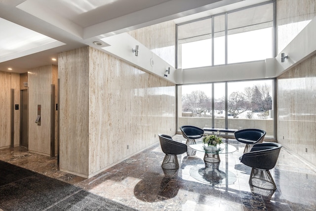 1300 E Lafayette St Unit 1604, Detroit, MI 48207 - community lobby featuring recessed lighting