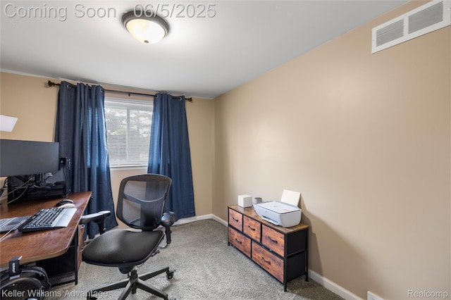 3714 Prairie Ave, Berkley, MI 48072 - home office with carpet floors and baseboards