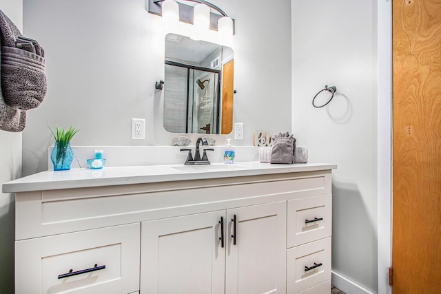 61564 Park St, Cassopolis, MI 49031 - full bath featuring a shower stall and vanity